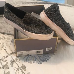 Louis et cie black and white peppered size 8